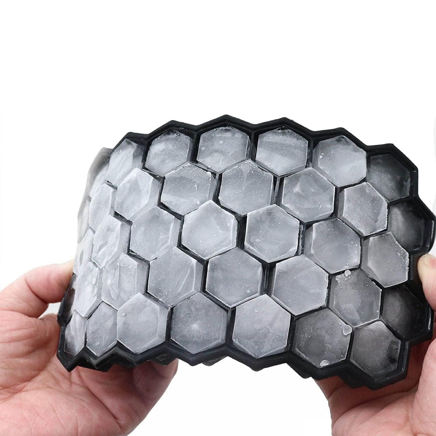Honeycomb Ice Cube Tray — Large Capacity Silicone Mould (Pack of 2)