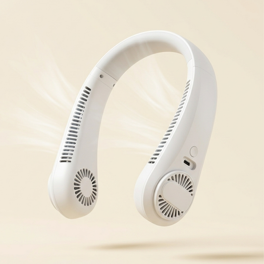 Portable Bladeless Neck Fan — Rechargeable, Hands-Free Cooling