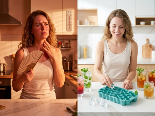 Honeycomb Ice Cube Tray — Large Capacity Silicone Mould (Pack of 2)